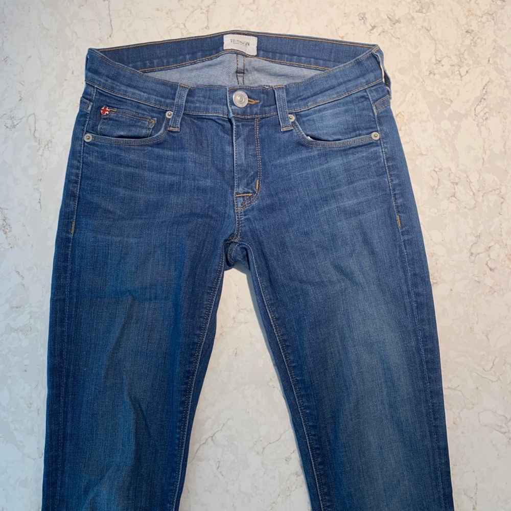 Women’s Hudson, medium wash, low rise jeans